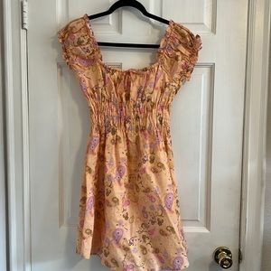 Paisley printed dress
